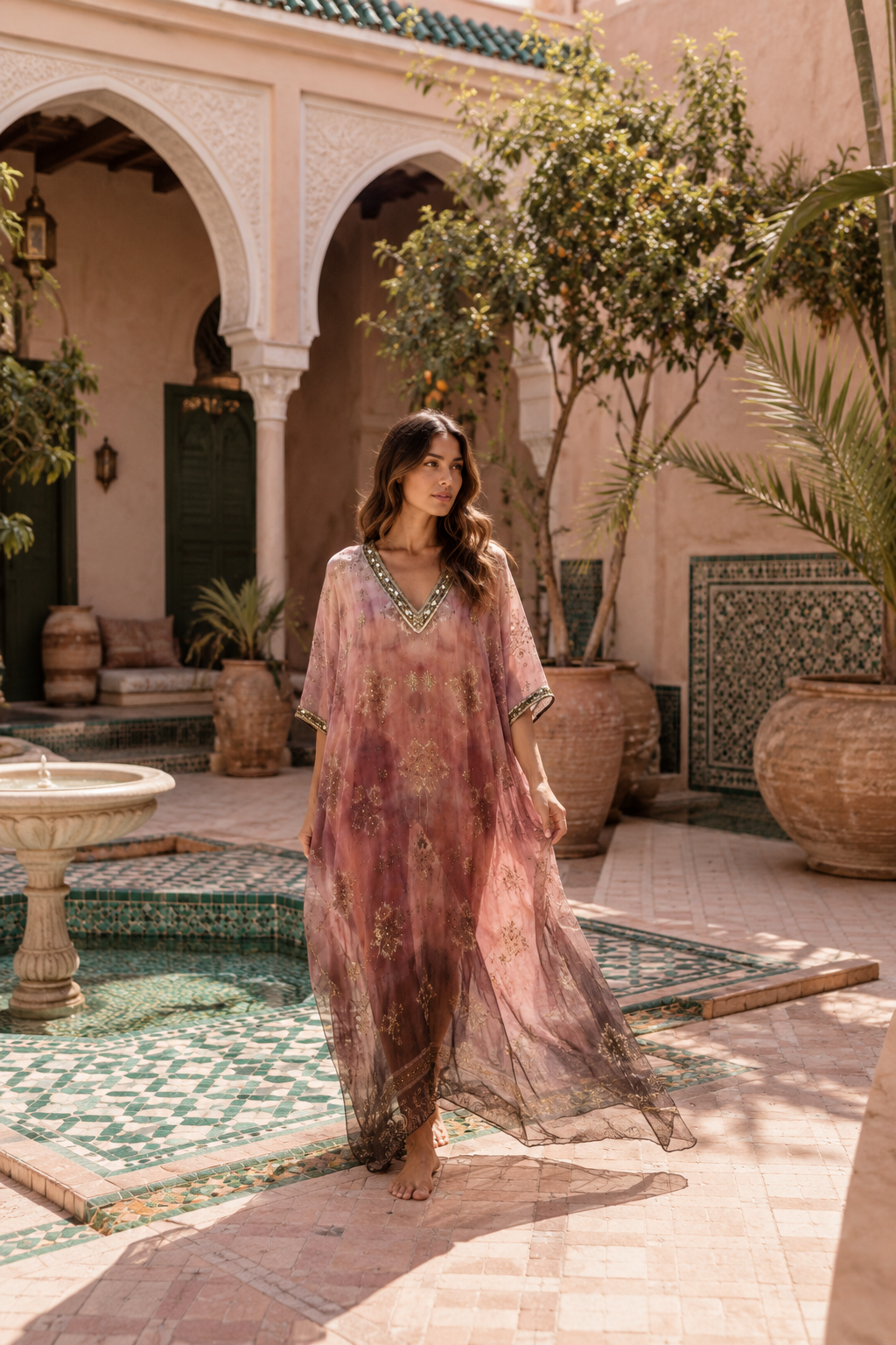 Midnight Mirage Kaftan