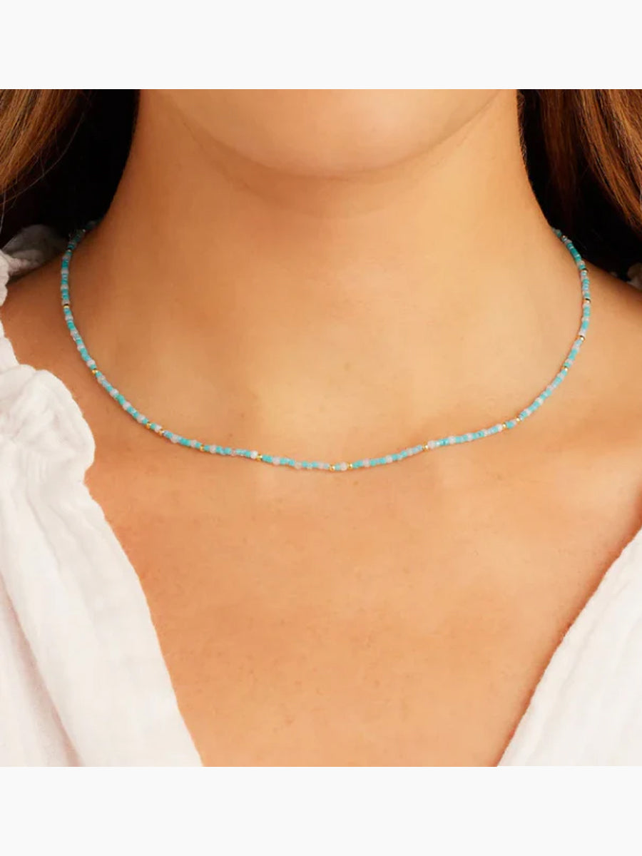 Blue Agate Necklace