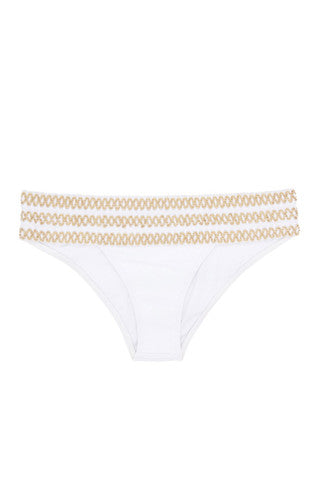 Cyprus Bikini Bottom - White