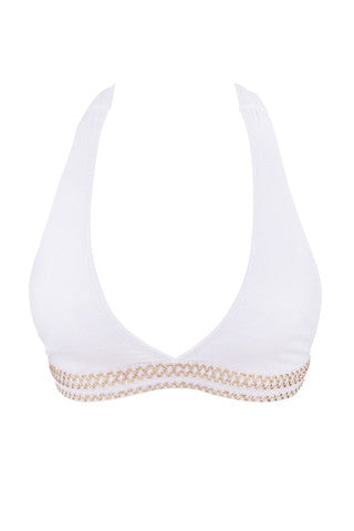 Cyprus Bikini Top - White