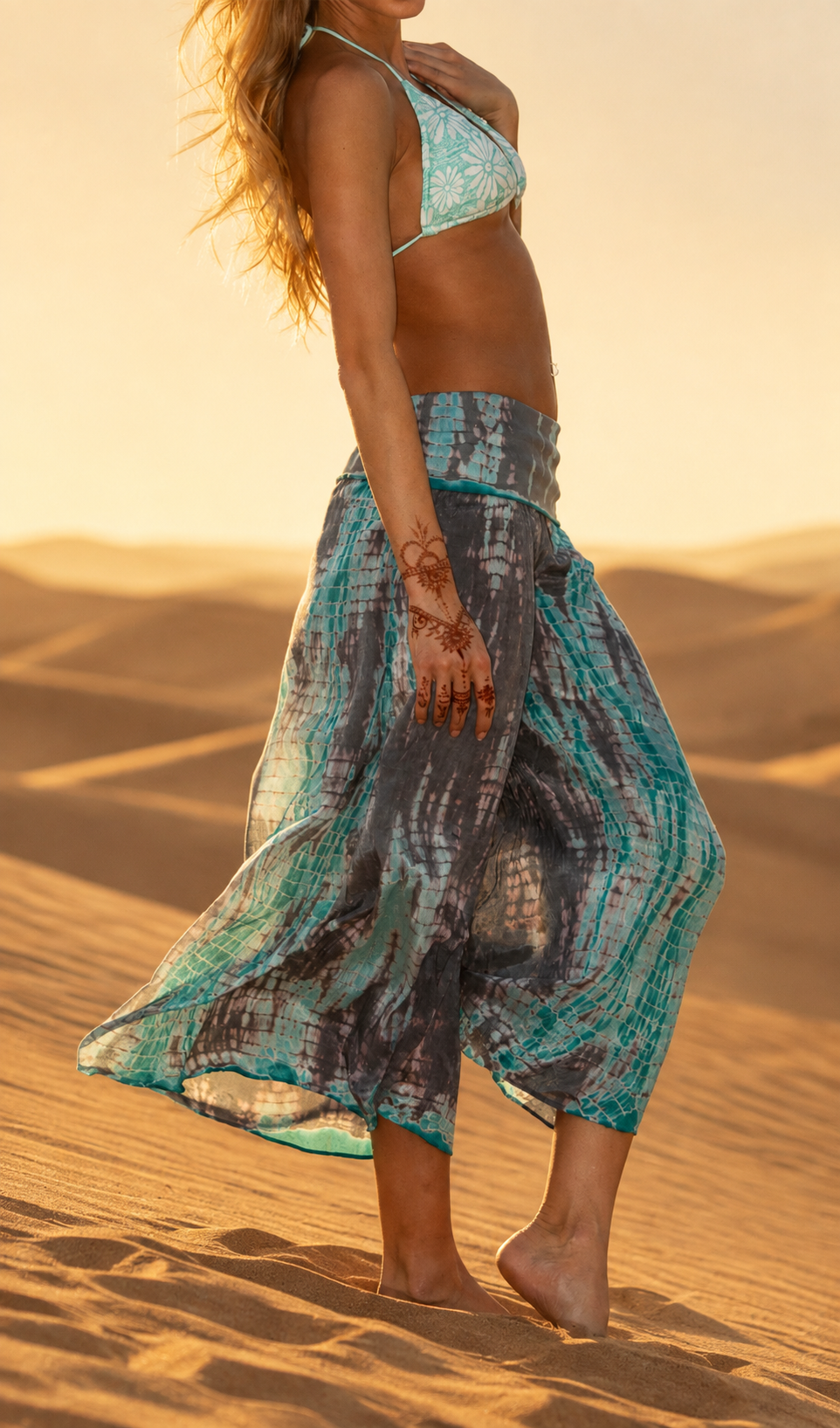 High Waters Wide Leg Crop Pants