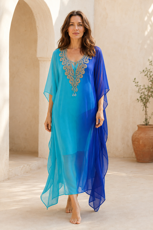 Blue Medina Kaftan