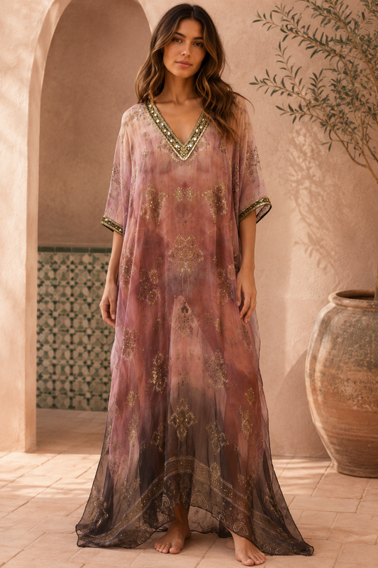 Midnight Mirage Kaftan