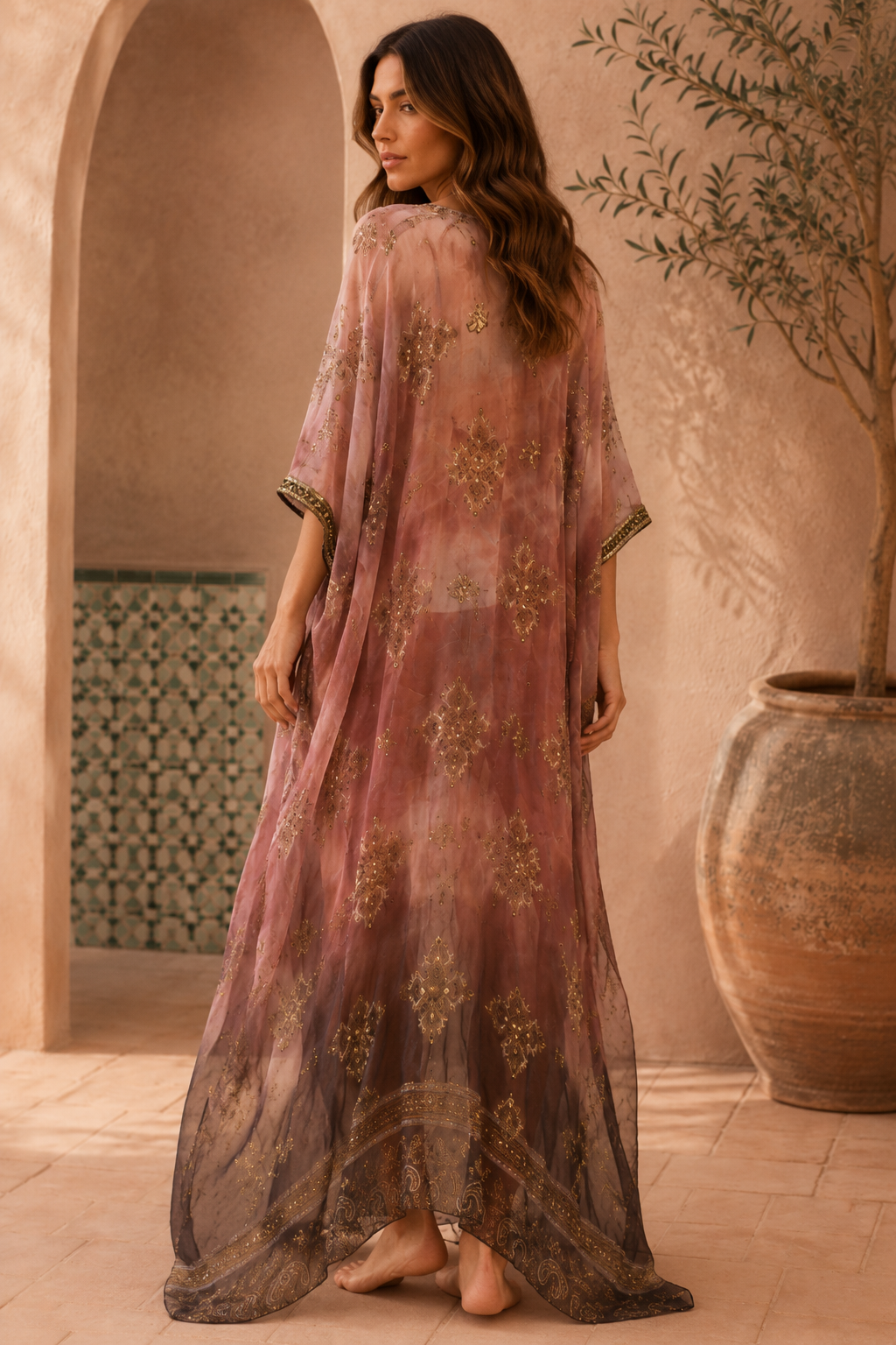 Midnight Mirage Kaftan